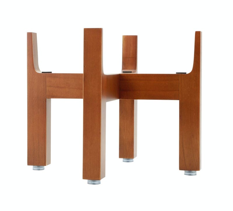 Slopper Stopper Elevated Dog Bowl Stand, Wooden Stand Only, 8 Inch, Bowl Edge Height 10", for 9.84" Dia Bowls Only - Image 3